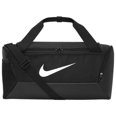 Nike Brasilia Duffle Bag In Black/black/white