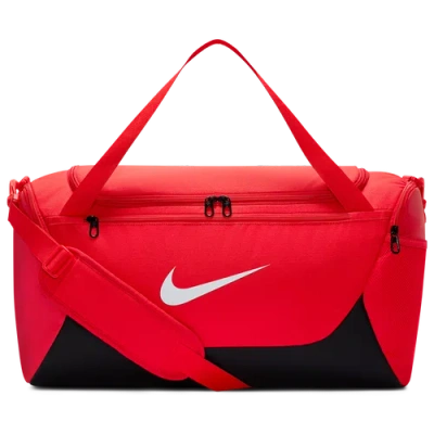 Nike Brasilia Small Duffel In Red