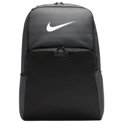 Nike Brasilia Xl 9.5 Backpack In Iron Gray/black/white