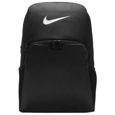 Nike Brasilia Xl Backpack In Black/black/white
