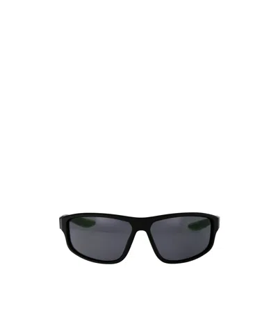 Nike Brazel Fuel Rectangle-frame Sunglasses In Black