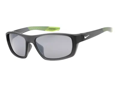 Pre-owned Nike Brazen Boost Sunglasses In Matte Dark Grey/silver (ct8179/021) In Gray