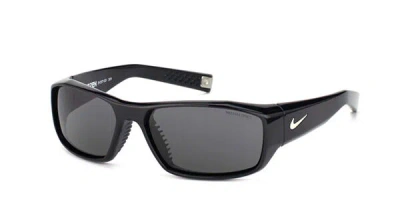 Nike Brazen Ev0571 001 Men's Sunglasses Black Size 60