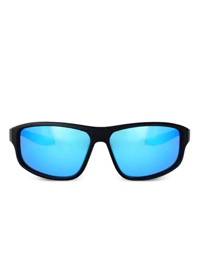 Nike Brazen Fuel M Shield-frame Sunglasses In Blue