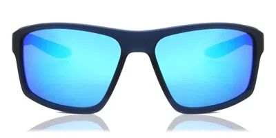 Nike Brazen Fury M Fj2264 410 Men's Sunglasses Blue Size 60