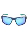 Nike Brazen Fury Rectangle-frame Sunglasses In Brown