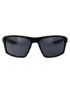 Nike Brazen Fuel Sunglasses In 011 Grey W/ Silver Flash Matte Black/ Silver