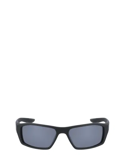 Nike Brazen Shadow Rectangle Frame Sunglasses In Black