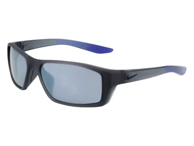 Pre-owned Nike Brazen Wrap Sunglasses Ct822801259) In Matte Dark Grey Grey Silver (brazen/shadow/mi