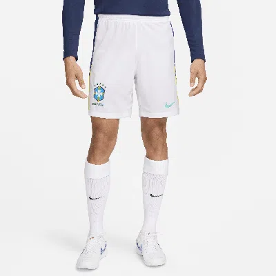 Nike Brazil 2024 Stadium Away  Men's Dri-fit Soccer Replica Shorts In White
