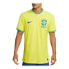 Nike Brazil 22/23 Match Home Dri-fit Adv Football Shirt 'dynamic Yellow' In Yellow