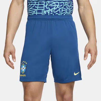 Nike Brazil Academy Pro  Men's Dri-fit Soccer Knit Shorts In Blue