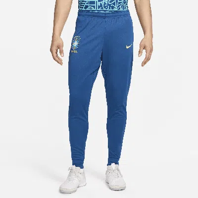 Nike Brazil Academy Pro  Men's Dri-fit Soccer Track Pants In Blue