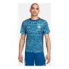 Nike Brazil Academy Pro  Men's Dri-fit Soccer Pre-match Short-sleeve Top In Blue
