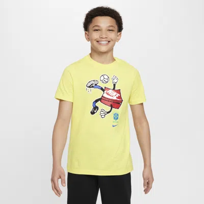 Nike Brazil Big Kids'  Soccer T-shirt In Yellow