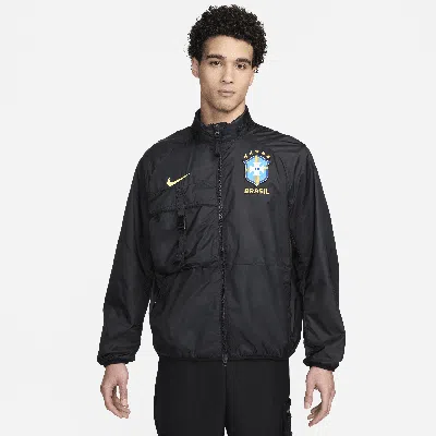 Nike Brazil  Men's Soccer Jacket In Black