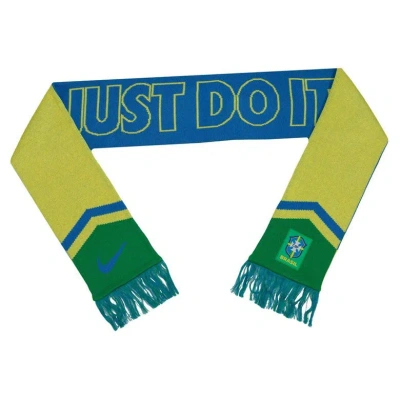 Nike Brazil National Team Local Verbiage Scarf In Blue