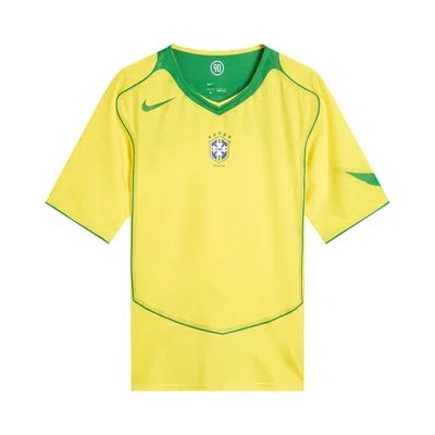 Pre-owned Nike Brazil Reissue Short-sleeve Jersey 'yellow/green' | Men's Size L