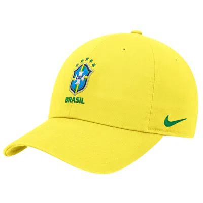 Nike Brazil  Unisex Soccer Club Cap In Yellow