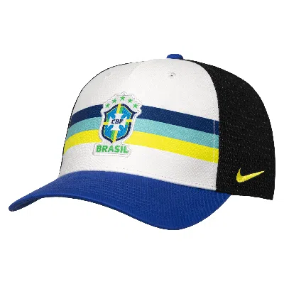 Nike Brazil  Unisex Soccer Trucker Cap In Blue