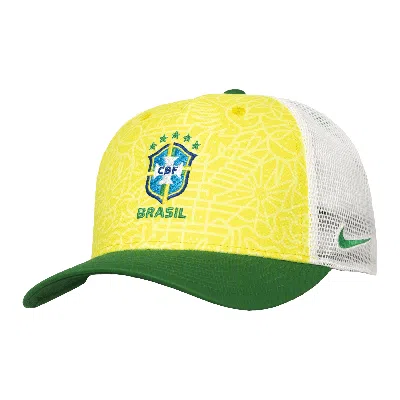 Nike Brazil  Unisex Soccer Trucker Cap In Green