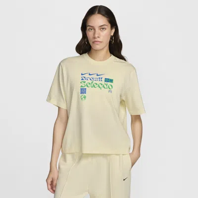 Nike Brazil  Women's Soccer T-shirt In White