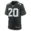 Nike Breece Hall New York Jets  Men's Nfl Game Football Jersey In Black