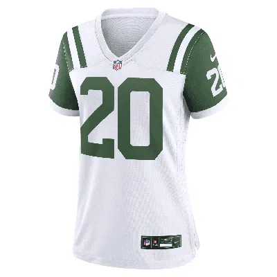 Nike Breece Hall New York Jets  Women's Nfl Game Football Jersey In White