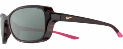 Pre-owned Nike Breeze-m-ct7890-233 Women's Polarized Sunglasses Red Crystal 57mm 4 Options In Smoke Grey Polar