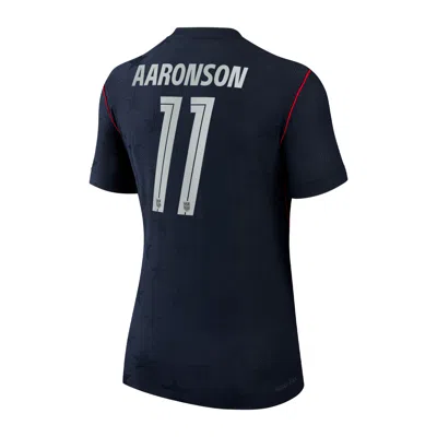 Nike Brenden Aaronson Usmnt 2026 Match Away  Women's Aero-fit Soccer Jersey In Blue