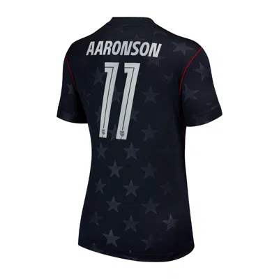Nike Brenden Aaronson Usmnt 2026 Stadium Away  Women's Dri-fit Soccer Jersey In Blue