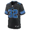 Nike Brian Branch Detroit Lions  Men's Nfl Game Football Jersey In Black