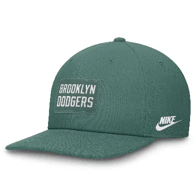 Nike Brooklyn Dodgers Bicoastal Pro  Unisex Dri-fit Mlb Adjustable Hat In Green