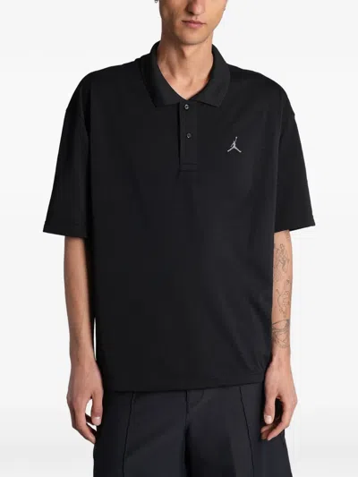 Nike Brooklyn Embroidered Polo Shirt In Brown