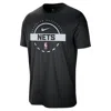 Nike Brooklyn Nets  Men's Nba Practice T-shirt In Black