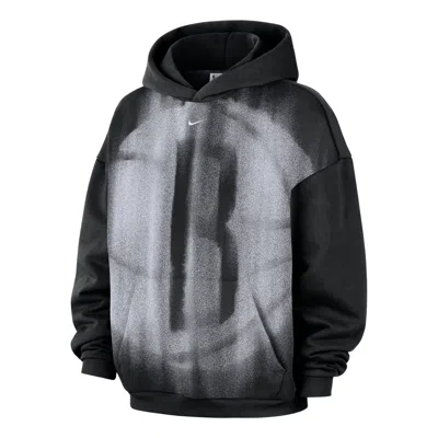 Nike Brooklyn Nets Standard Issue Fleece Hoodie 'black White'
