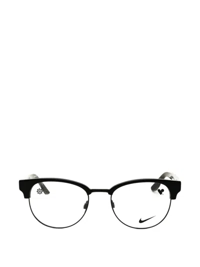 Nike Browline-frame Glasses In Black