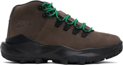 Nike Brown Cygnal Boots In Brq Brown/black-black-mlcht