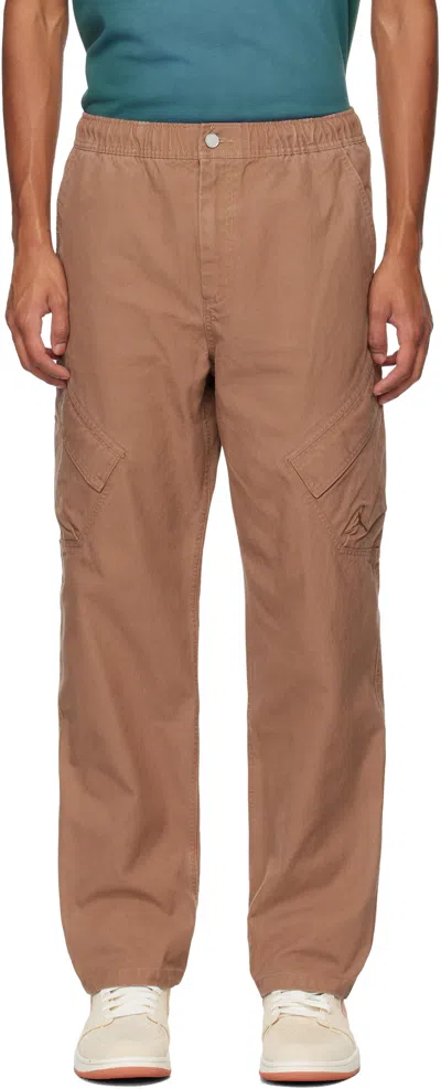 Nike Brown Jordan Chicago Cargo Pants In Archaeo Brown