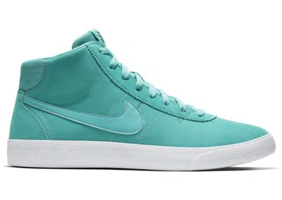 Pre-owned Nike Bruin High Sb Cabana (women's) Sneakers In Jade/white In Multi