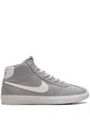 Nike Bruin High "wolf Grey" Sneakers In Grey