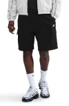 Nike Brushed Fleece Cargo Shorts In Multi