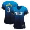 Nike Bryce Harper Blue Philadelphia Phillies City Connect Limited Player Jersey In Blue