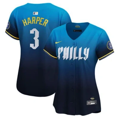 Nike Bryce Harper Blue Philadelphia Phillies City Connect Limited Player Jersey