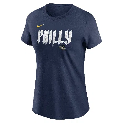 Nike Bryce Harper Philadelphia Phillies City Connect Fuse  Women's Mlb T-shirt In Blue