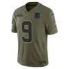 Nike Bryce Young Carolina Panthers Salute To Service  Men's Dri-fit Nfl Limited Jersey In Green