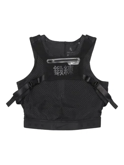 Nike Buckled Vest In Black