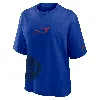 Nike Buffalo Bills Boxy  Women's Nfl T-shirt In Blue