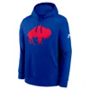 Nike Buffalo Bills Club Logo  Men's Nfl Pullover Hoodie In Blue