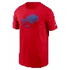 Nike Buffalo Bills Faded Essential  Men's Nfl T-shirt In Red